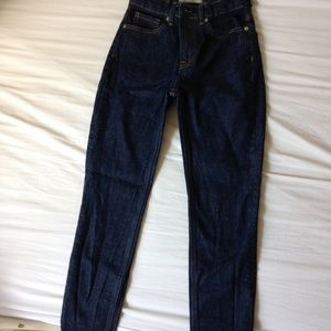 Everlane high rise skinny jeans 25 reg dark wash